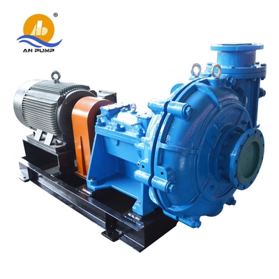 Heavy duty high pressure industrial centrifugal small slurry mud pump rubber impeller